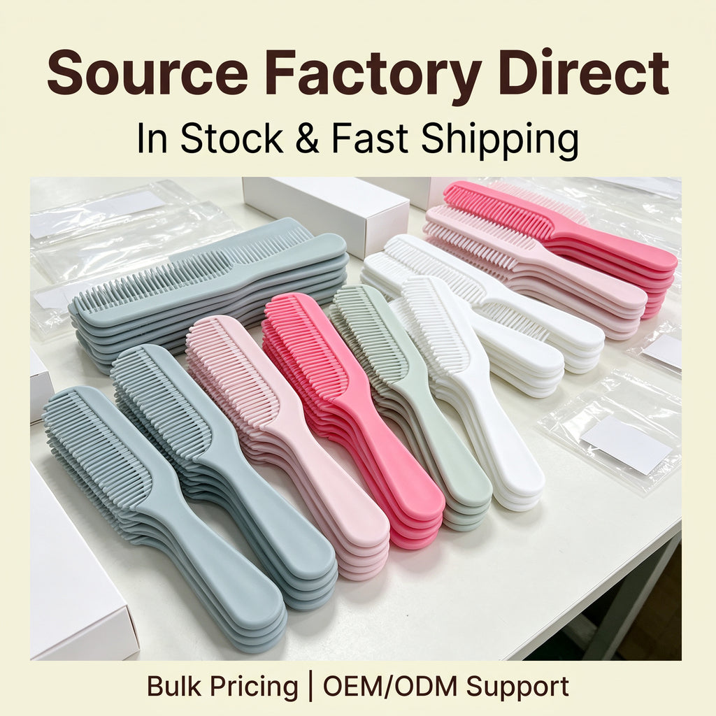 OEM/ODM Professional Hair Detangling Comb from Kaifam Manufacturing. Custom logo, Pantone colors, MOQ 100pcs, 15-day lead time. Request a free quote.