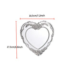 Heart-shaped desktop mirror | Premium corporate gifts and custom-made presents | Wholesale and customization services