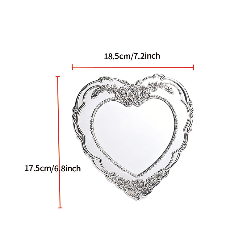 Heart-shaped desktop mirror | Premium corporate gifts and custom-made presents | Wholesale and customization services