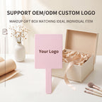 OEM/ODM Square handheld mirror from Kaifam Manufacturing. Custom logo, Pantone colors, MOQ 100pcs, 15-day lead time. Request a free quote.
