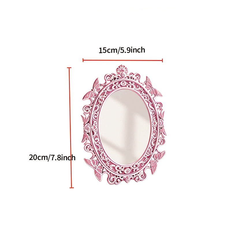 Retro carved desktop mirror | Premium corporate gifts and custom-made presents | Wholesale and customization services