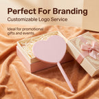 OEM/ODM Heart Lollipop Hand Mirror from Kaifam Manufacturing. Custom logo, Pantone colors, MOQ 100pcs, 15-day lead time. Request a free quote.