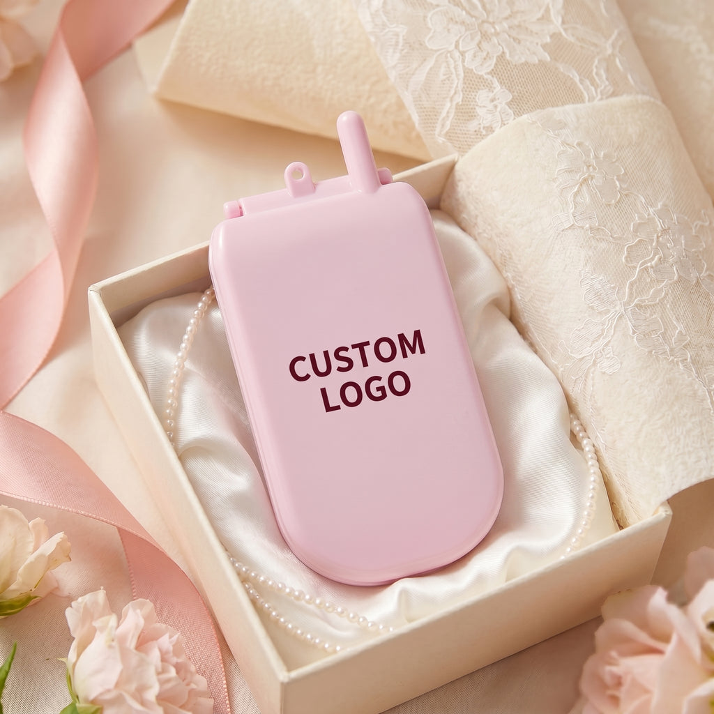 OEM/ODM Mini Brick Phone Foldable Hand Mirror from Kaifam Manufacturing. Custom logo, Pantone colors, MOQ 100pcs, 15-day lead time. Request a free quote.