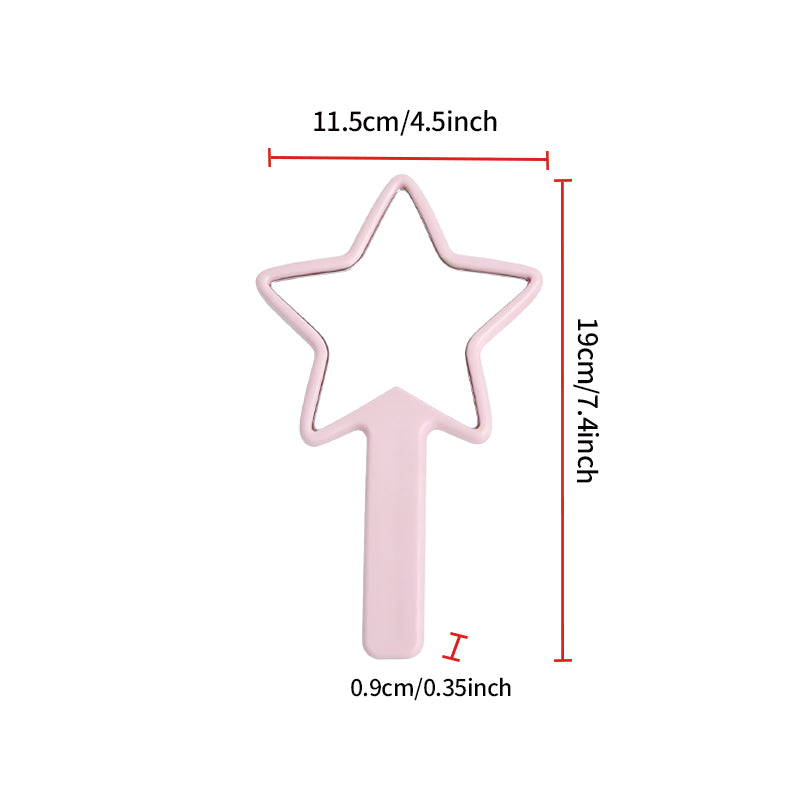 OEM/ODM Star-Shaped Handheld Mirror from Kaifam Manufacturing. Custom logo, Pantone colors, MOQ 100pcs, 15-day lead time. Request a free quote.