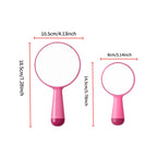 OEM/ODM Macaron Round Handheld Makeup Mirror from Kaifam Manufacturing. Custom logo, Pantone colors, MOQ 100pcs, 15-day lead time. Request a free quote.