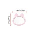 OEM/ODM Rabbit Ear Single-sided Makeup Mirror from Kaifam Manufacturing. Custom logo, Pantone colors, MOQ 100pcs, 15-day lead time. Request a free quote.