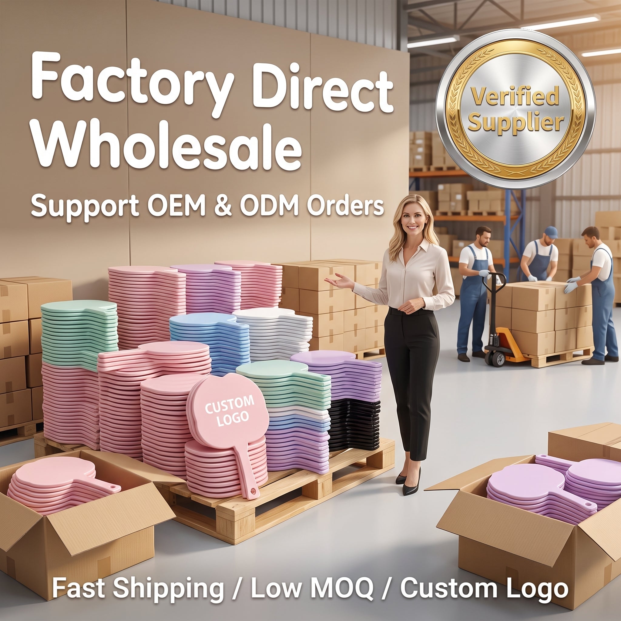 OEM/ODM Peach Shaped Hand Mirror from Kaifam Manufacturing. Custom logo, Pantone colors, MOQ 100pcs, 15-day lead time. Request a free quote.