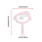 OEM/ODM Novelty Cloud Hand Mirror from Kaifam Manufacturing. Custom logo, Pantone colors, MOQ 100pcs, 15-day lead time. Request a free quote.