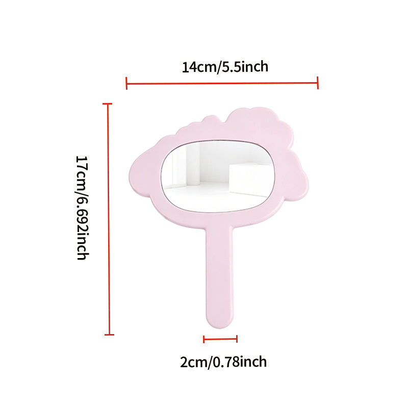 OEM/ODM Novelty Cloud Hand Mirror from Kaifam Manufacturing. Custom logo, Pantone colors, MOQ 100pcs, 15-day lead time. Request a free quote.