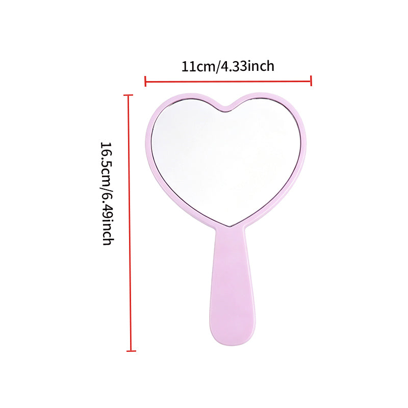 OEM/ODM Heart Quicksand Handheld Mirror from Kaifam Manufacturing. Custom logo, Pantone colors, MOQ 100pcs, 15-day lead time. Request a free quote.