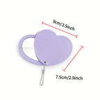 OEM/ODM Heart Shape Sliding Cover Double Sided Mirror from Kaifam Manufacturing. Custom logo, Pantone colors, MOQ 100pcs, 15-day lead time. Request a free quote.