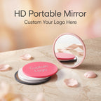 OEM/ODM Round Single-Sided Mirror from Kaifam Manufacturing. Custom logo, Pantone colors, MOQ 100pcs, 15-day lead time. Request a free quote.