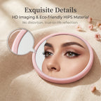 OEM/ODM Round Single-Sided Mirror from Kaifam Manufacturing. Custom logo, Pantone colors, MOQ 100pcs, 15-day lead time. Request a free quote.