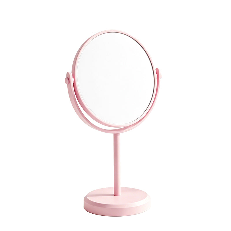 OEM/ODM Double Sided Round Tabletop Vanity Mirror with 360 from Kaifam Manufacturing. Custom logo, Pantone colors, MOQ 100pcs, 15-day lead time. Request a free quote.