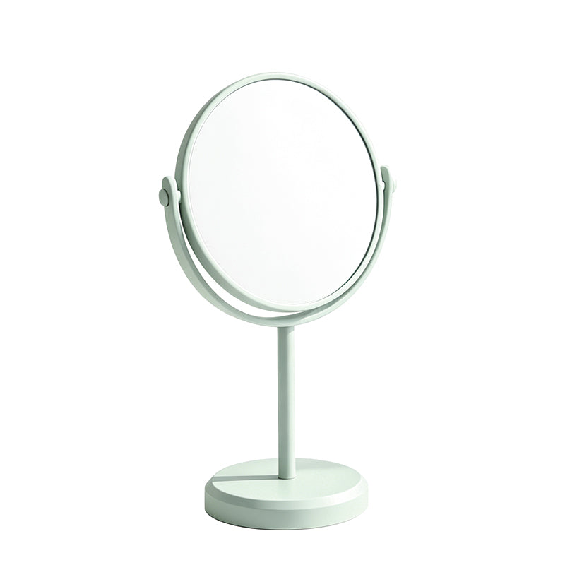 OEM/ODM Double Sided Round Tabletop Vanity Mirror with 360 from Kaifam Manufacturing. Custom logo, Pantone colors, MOQ 100pcs, 15-day lead time. Request a free quote.