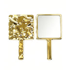 Electroplated square handheld mirror | Premium corporate gifts and custom-made presents | Wholesale and customization services