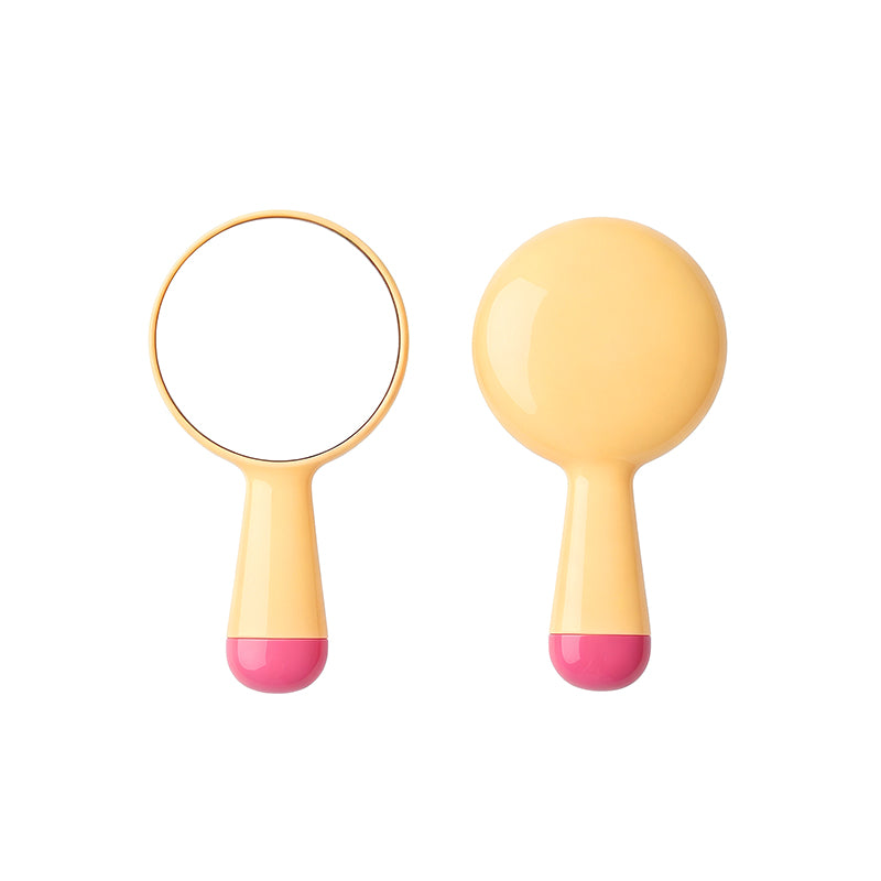 OEM/ODM Macaron Round Handheld Makeup Mirror from Kaifam Manufacturing. Custom logo, Pantone colors, MOQ 100pcs, 15-day lead time. Request a free quote.