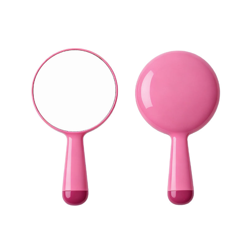OEM/ODM Macaron Round Handheld Makeup Mirror from Kaifam Manufacturing. Custom logo, Pantone colors, MOQ 100pcs, 15-day lead time. Request a free quote.