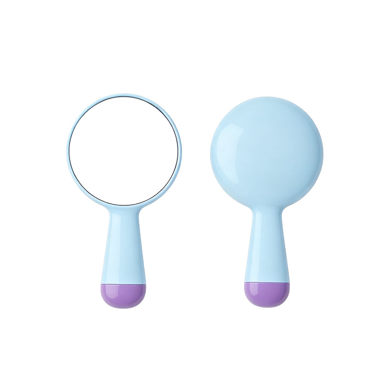 OEM/ODM Macaron Round Handheld Makeup Mirror from Kaifam Manufacturing. Custom logo, Pantone colors, MOQ 100pcs, 15-day lead time. Request a free quote.