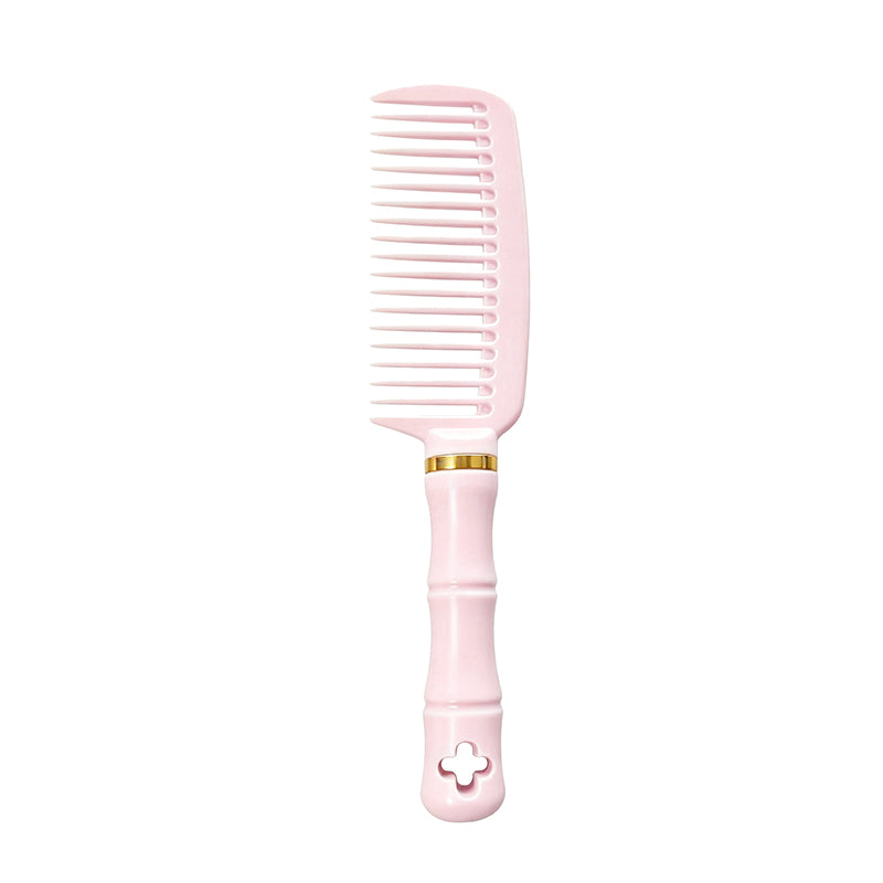 OEM/ODM Macaron Bamboo Joint Wide-Tooth Comb from Kaifam Manufacturing. Custom logo, Pantone colors, MOQ 100pcs, 15-day lead time. Request a free quote.