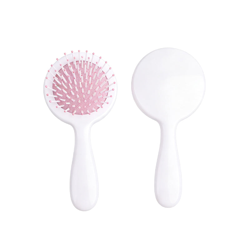 OEM/ODM Round Air Cushion Hair Brush from Kaifam Manufacturing. Custom logo, Pantone colors, MOQ 100pcs, 15-day lead time. Request a free quote.