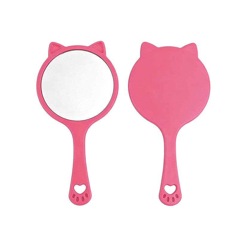 OEM/ODM Cat Ear Handheld Makeup Mirror from Kaifam Manufacturing. Custom logo, Pantone colors, MOQ 100pcs, 15-day lead time. Request a free quote.