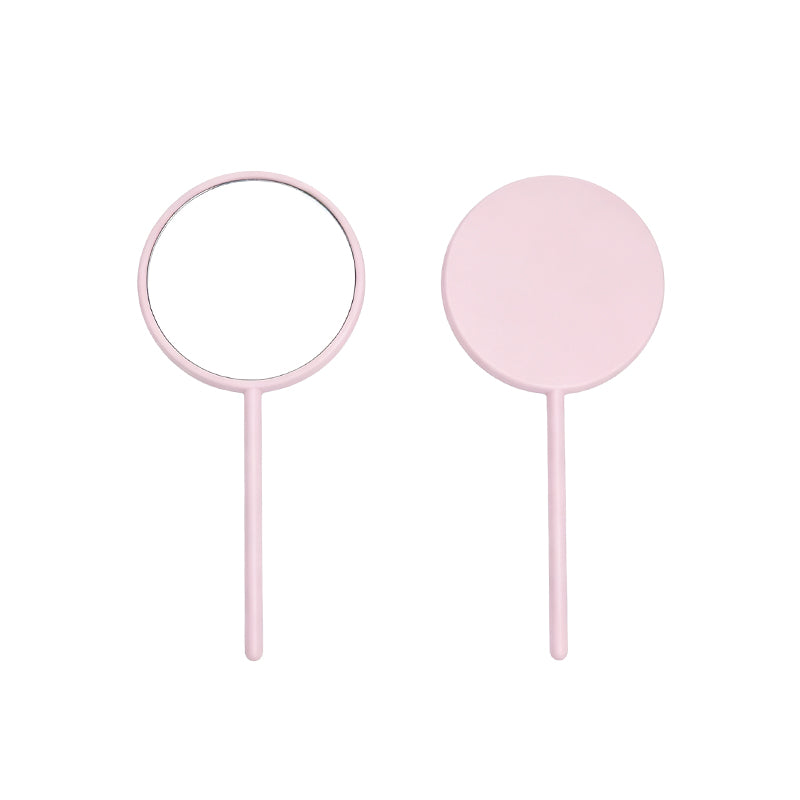 OEM/ODM Round Lollipop Handheld Makeup Mirror from Kaifam Manufacturing. Custom logo, Pantone colors, MOQ 100pcs, 15-day lead time. Request a free quote.