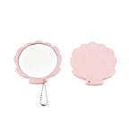 OEM/ODM Seashell Pocket Makeup Mirror from Kaifam Manufacturing. Custom logo, Pantone colors, MOQ 100pcs, 15-day lead time. Request a free quote.