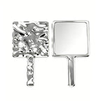 Electroplated square handheld mirror | Premium corporate gifts and custom-made presents | Wholesale and customization services