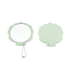 OEM/ODM Seashell Pocket Makeup Mirror from Kaifam Manufacturing. Custom logo, Pantone colors, MOQ 100pcs, 15-day lead time. Request a free quote.