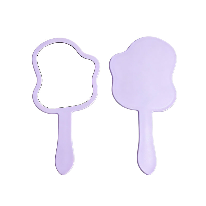 OEM/ODM Wavy Edge Long Handle Hand Mirror from Kaifam Manufacturing. Custom logo, Pantone colors, MOQ 100pcs, 15-day lead time. Request a free quote.