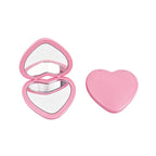 OEM/ODM ouble Sided Heart Compact Mirror from Kaifam Manufacturing. Custom logo, Pantone colors, MOQ 100pcs, 15-day lead time. Request a free quote.
