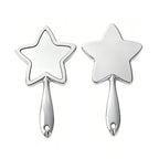 Electroplated star-shaped handheld mirror | Premium corporate gifts and custom gifts | Wholesale and customization services