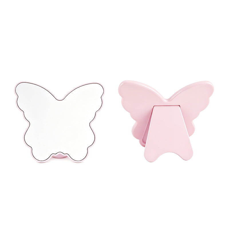 OEM/ODM Butterfly Shaped Tabletop Makeup Mirror from Kaifam Manufacturing. Custom logo, Pantone colors, MOQ 100pcs, 15-day lead time. Request a free quote.