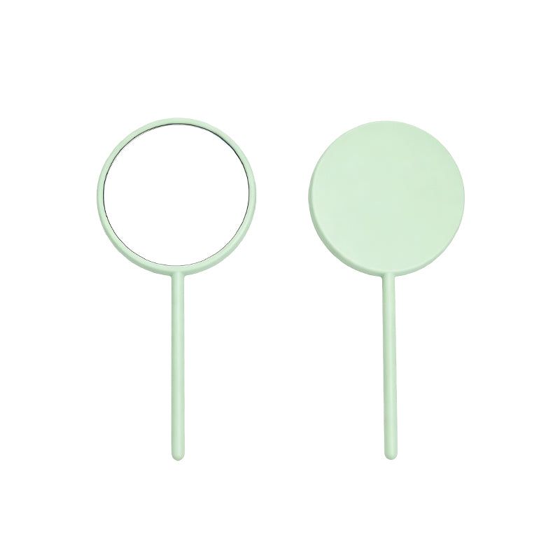 OEM/ODM Round Lollipop Handheld Makeup Mirror from Kaifam Manufacturing. Custom logo, Pantone colors, MOQ 100pcs, 15-day lead time. Request a free quote.