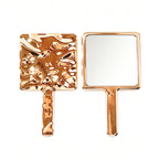 Electroplated square handheld mirror | Premium corporate gifts and custom-made presents | Wholesale and customization services