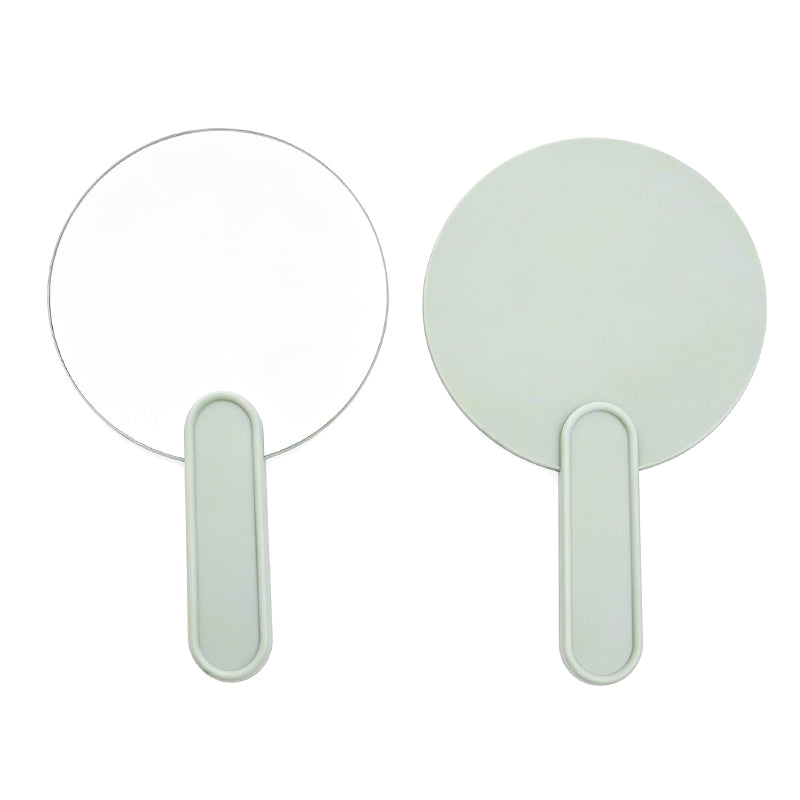 OEM/ODM Big Round Hand Vanity Mirror from Kaifam Manufacturing. Custom logo, Pantone colors, MOQ 100pcs, 15-day lead time. Request a free quote.