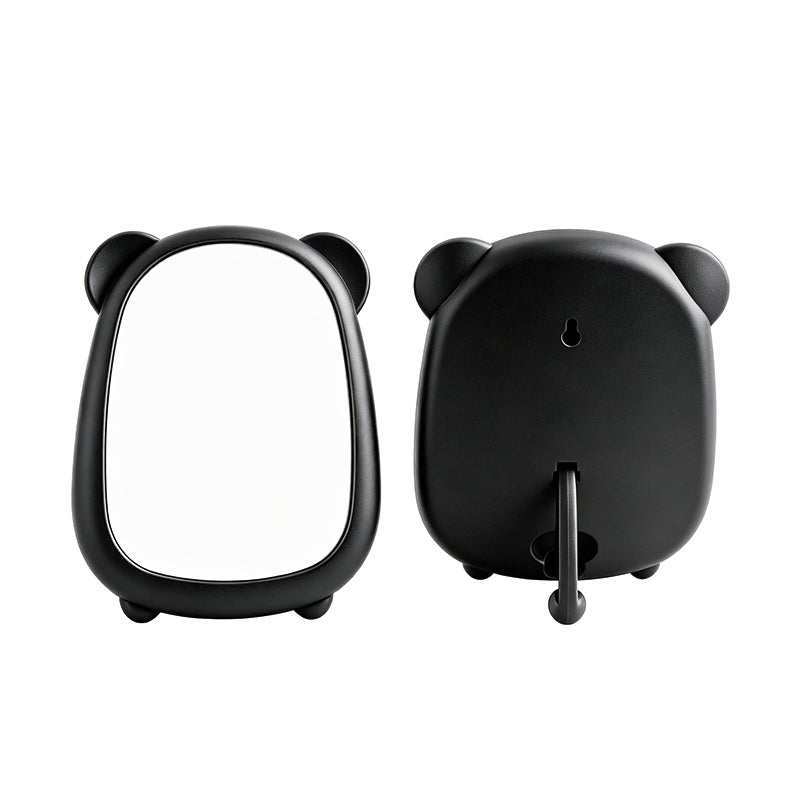 OEM/ODM Cute Bear Desktop Mirror from Kaifam Manufacturing. Custom logo, Pantone colors, MOQ 100pcs, 15-day lead time. Request a free quote.