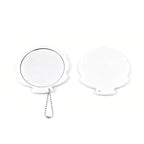 OEM/ODM Seashell Pocket Makeup Mirror from Kaifam Manufacturing. Custom logo, Pantone colors, MOQ 100pcs, 15-day lead time. Request a free quote.