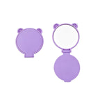 OEM/ODM Single-sided Mini Bear Ear Flip Cosmetic Mirror from Kaifam Manufacturing. Custom logo, Pantone colors, MOQ 100pcs, 15-day lead time. Request a free quote.