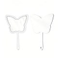 OEM/ODM Butterfly-shaped hand mirror from Kaifam Manufacturing. Custom logo, Pantone colors, MOQ 100pcs, 15-day lead time. Request a free quote.