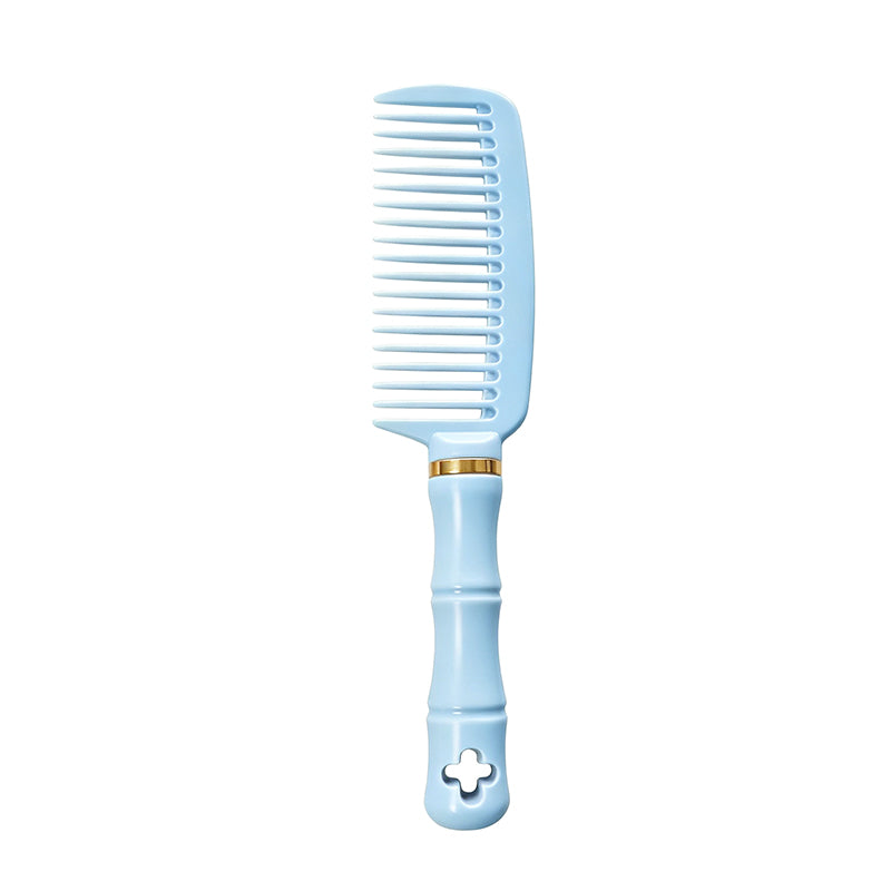 OEM/ODM Macaron Bamboo Joint Wide-Tooth Comb from Kaifam Manufacturing. Custom logo, Pantone colors, MOQ 100pcs, 15-day lead time. Request a free quote.