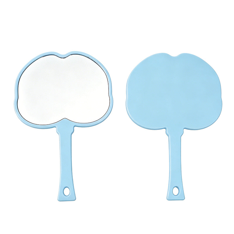 OEM/ODM Peach Shaped Hand Mirror from Kaifam Manufacturing. Custom logo, Pantone colors, MOQ 100pcs, 15-day lead time. Request a free quote.