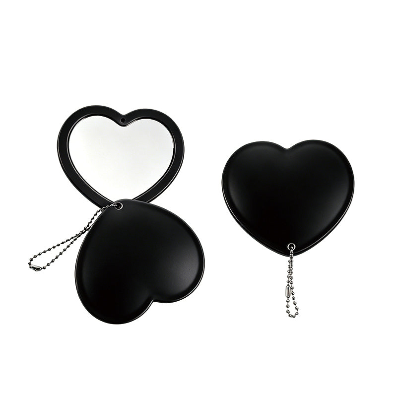 OEM/ODM Heart Shape Sliding Cover Double Sided Mirror from Kaifam Manufacturing. Custom logo, Pantone colors, MOQ 100pcs, 15-day lead time. Request a free quote.