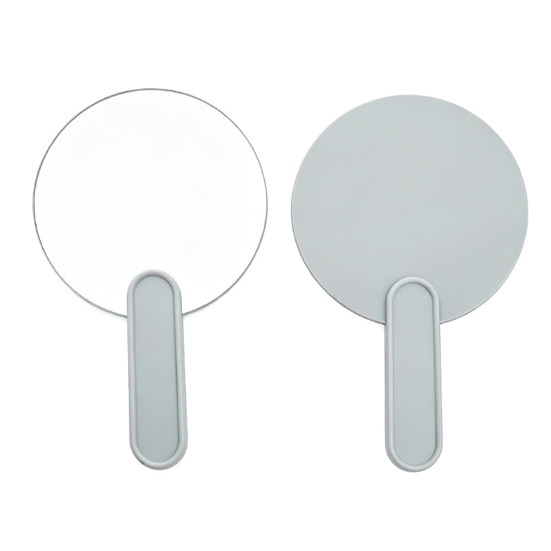 OEM/ODM Big Round Hand Vanity Mirror from Kaifam Manufacturing. Custom logo, Pantone colors, MOQ 100pcs, 15-day lead time. Request a free quote.