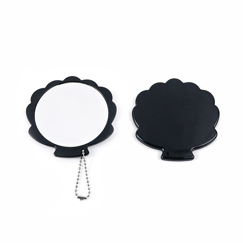 OEM/ODM Seashell Pocket Makeup Mirror from Kaifam Manufacturing. Custom logo, Pantone colors, MOQ 100pcs, 15-day lead time. Request a free quote.