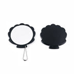 OEM/ODM Seashell Pocket Makeup Mirror from Kaifam Manufacturing. Custom logo, Pantone colors, MOQ 100pcs, 15-day lead time. Request a free quote.