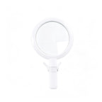 OEM/ODM Transparent Handle Double-sided Round Cosmetic Mirror from Kaifam Manufacturing. Custom logo, Pantone colors, MOQ 100pcs, 15-day lead time. Request a free quote.