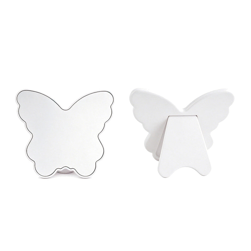 OEM/ODM Butterfly Shaped Tabletop Makeup Mirror from Kaifam Manufacturing. Custom logo, Pantone colors, MOQ 100pcs, 15-day lead time. Request a free quote.