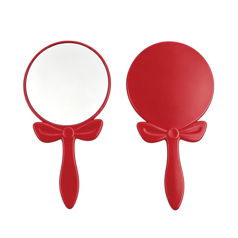OEM/ODM Bow-knot Round Hand Mirror from Kaifam Manufacturing. Custom logo, Pantone colors, MOQ 100pcs, 15-day lead time. Request a free quote.